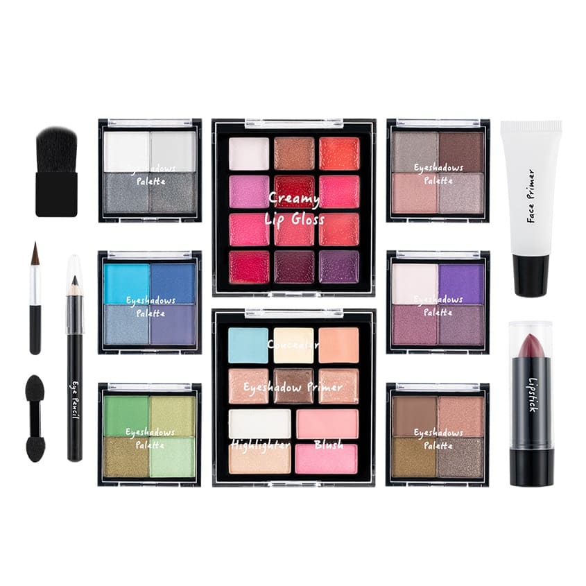 LETOILE MAKE-UP PARTY NEVER ENDS SET in a cardboard box 320*230*28mm (6 x 4C eyeshadow compact, 1 x 12C lip