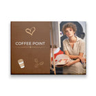 LETOILE COFFEE POINT MAKEUP SET (2 mascaras, brow marker, 2 lip glosses, eyashadows palette 8 colors)