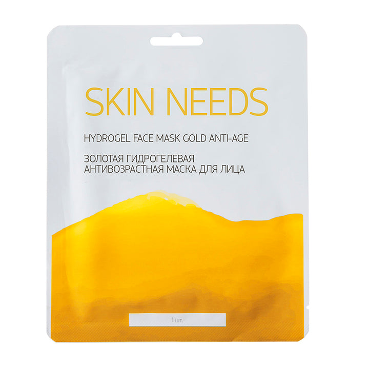 Facial skin care Hydrogel face mask gold anti-age, 25g