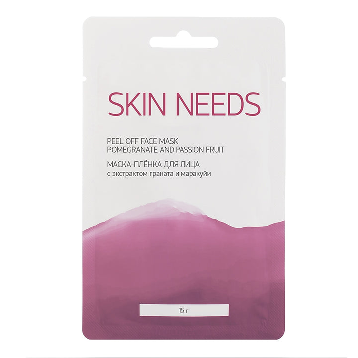 Facial skin care Peel off face mask pomegranate and passion fruit, 10 g