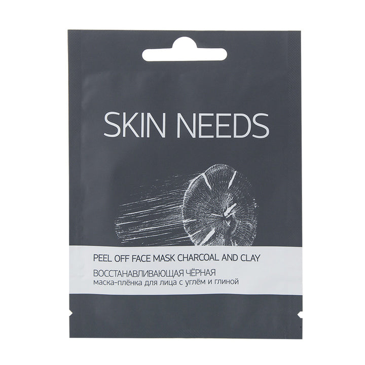 Facial skin care Peel off face mask charcoal and clay, 10g