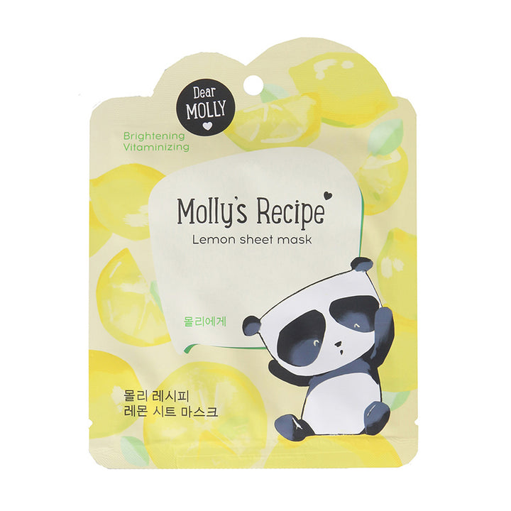 Facial skin care MOLLY`S RECIPE Lemon sheet mask, 23 g