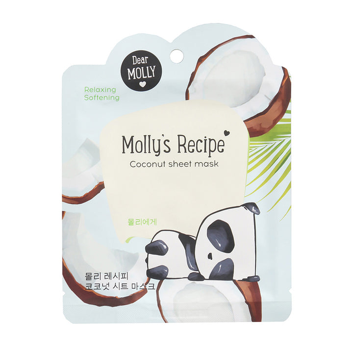 Facial skin care MOLLY`S RECIPE Coconut sheet mask, 23 g