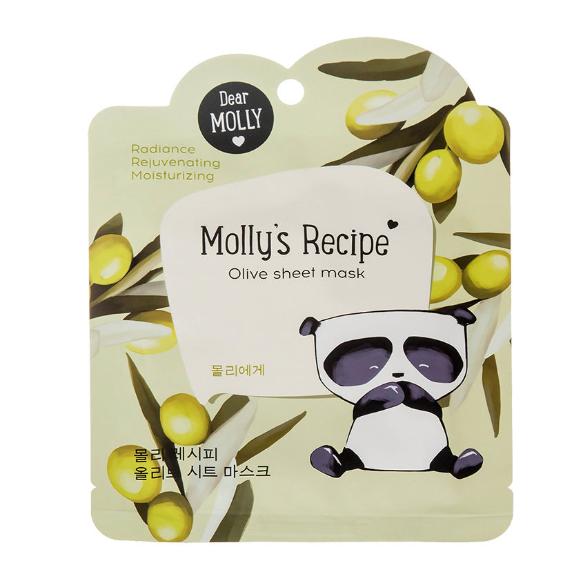 LETOILE MOLLY`S RECIPE Olive sheet mask, 23 g