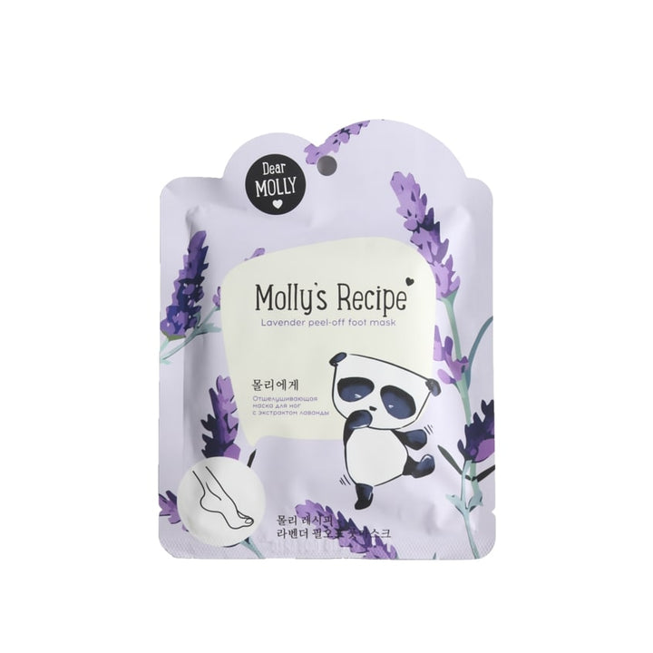 DEAR MOLLY Exfoliating Foot Mask with Lavender Extract Molly`s Recipe
