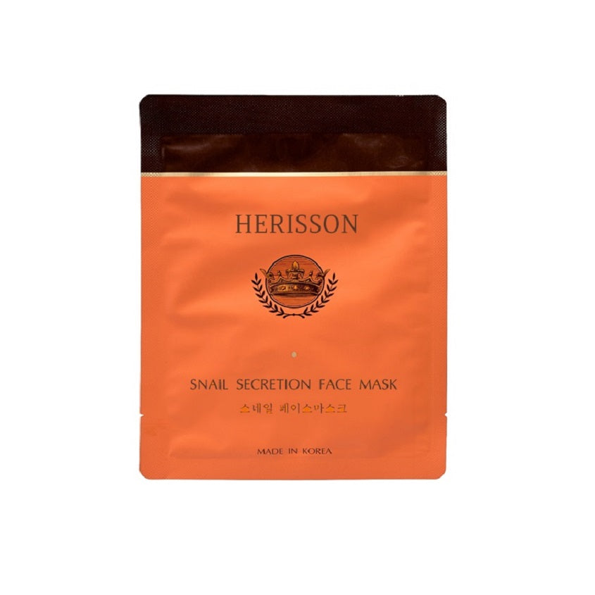HERISSON SNAIL SECRETION FACE SHEET MASK ANTI-WRINKLE, 25G – buy online