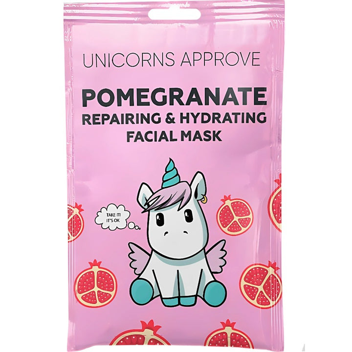 Pomegranate Extract Facial Sheet Mask 'Restorative and Moisturizing'
