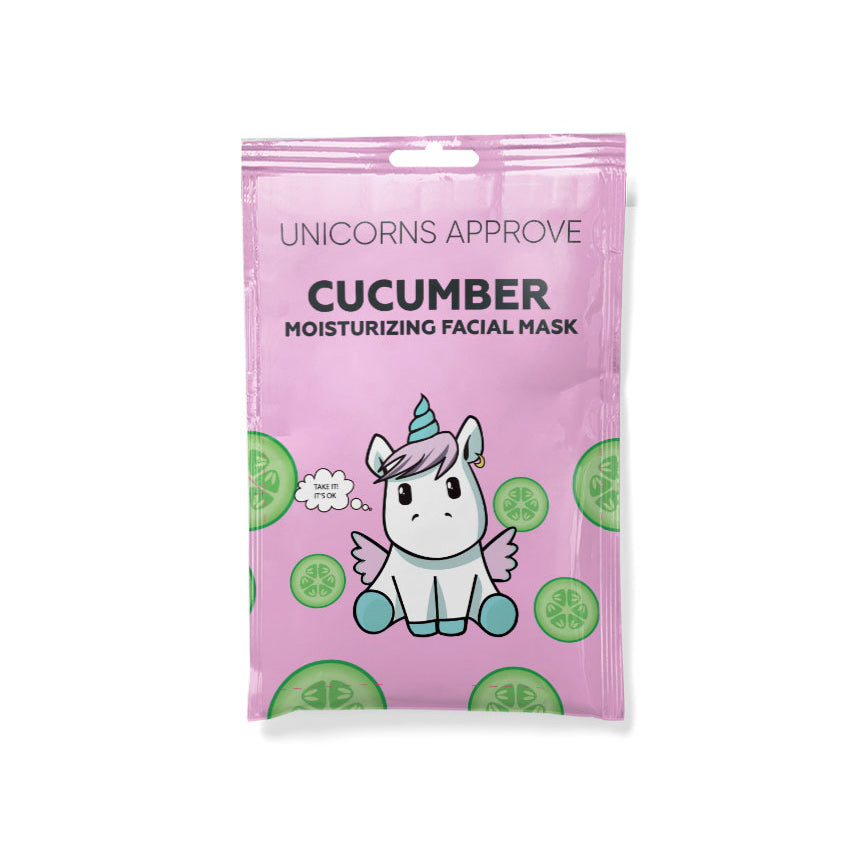 UNICORNS APPROVE CUCUMBER MOISTURIZING FACIAL MASK, 28 ml