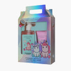 UNICORNS APPROVE Gift set (shower gel strawberry 150 ml, body lotion coconut 50ml) – free delivery