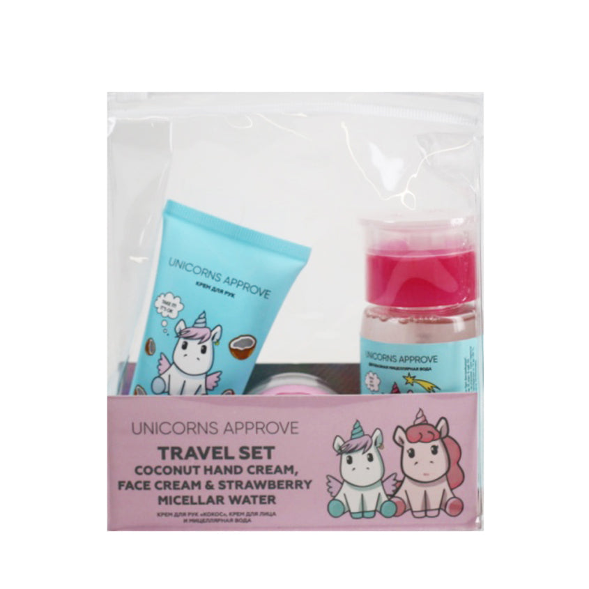 UNICORNS APPROVE Set for traveling (hand cream coconut 50ml, face cream coconu – buy online