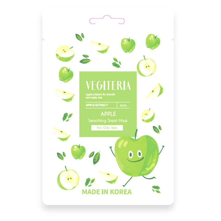 SHEET FACE MASK APPLE FOR OILY SKIN, 23 ML