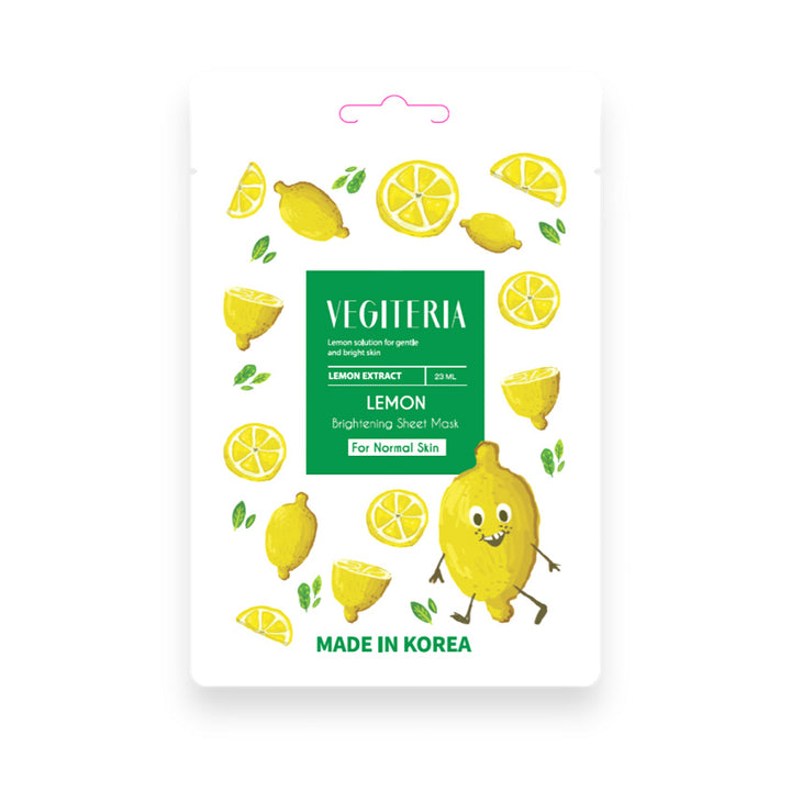 Facial skin care SHEET FACE MASK LEMON FOR NORMAL SKIN, 23 ML