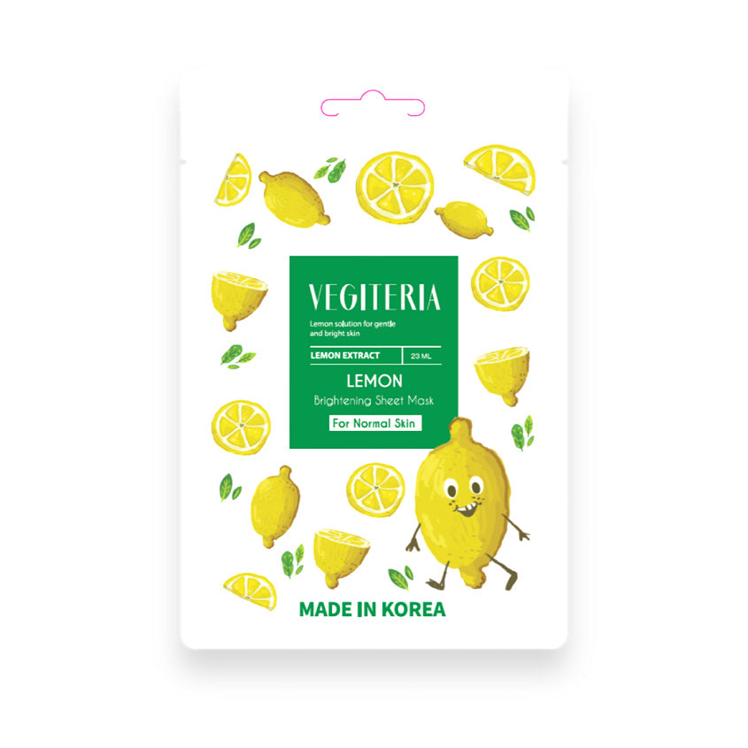 LETOILE SHEET FACE MASK LEMON FOR NORMAL SKIN, 23 ML