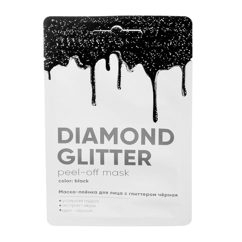 LETOILE Glitter peel-off mask black FUNKY FUN, 10g – buy online
