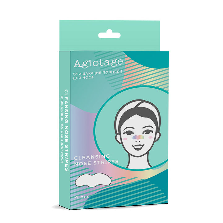Nose pore strips AGIOTAGE, 4 pcs