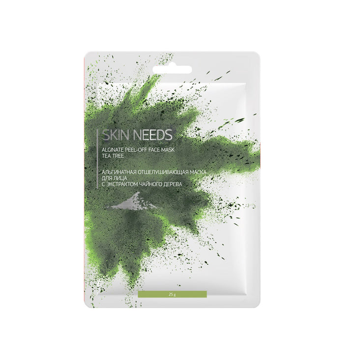 Facial skin care Alginate peel-off face mask tea tree SKIN NEEDS, 25g
