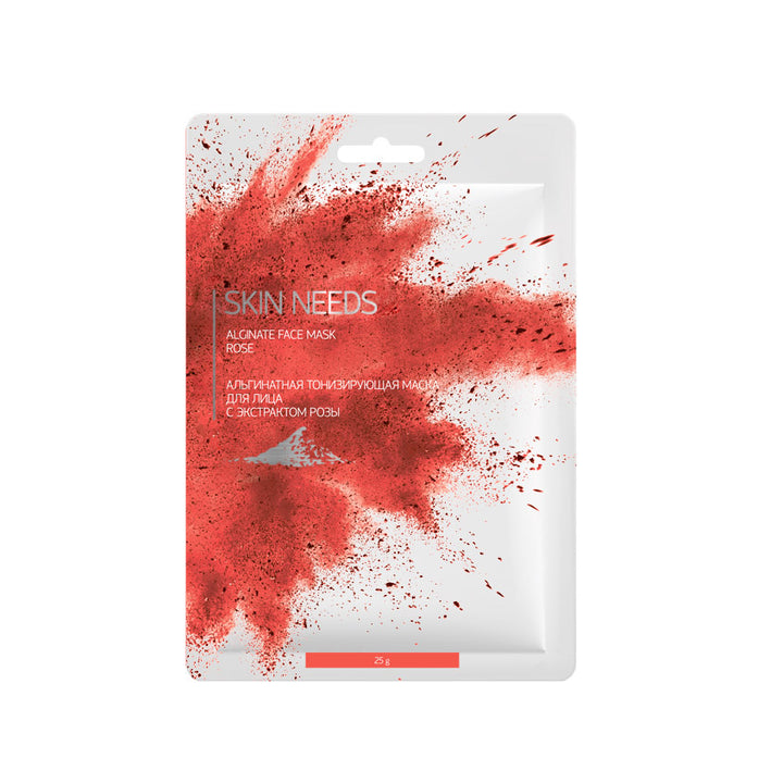 Facial skin care Alginate toning face mask rose SKIN NEEDS, 25g