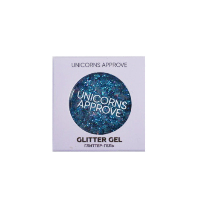 Glitter Gel for Face and Body "Barney"