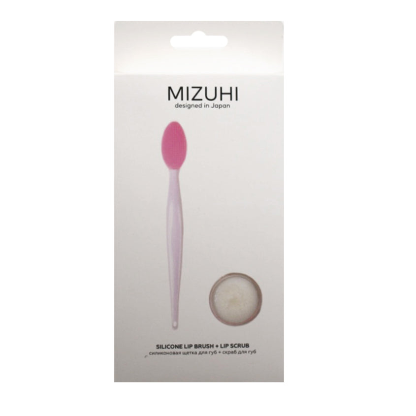 MIZUHI Silicone lip brush 1pc + lip scrub 10,2g – buy online