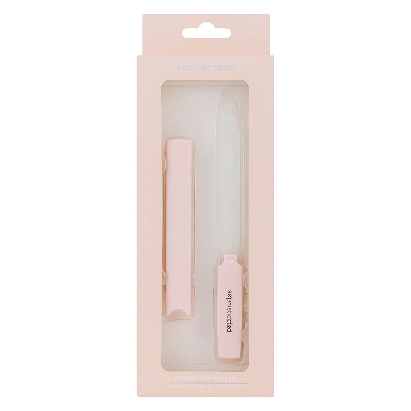 GLASS NAIL FILE WITH CASE LETOILE, 1pc