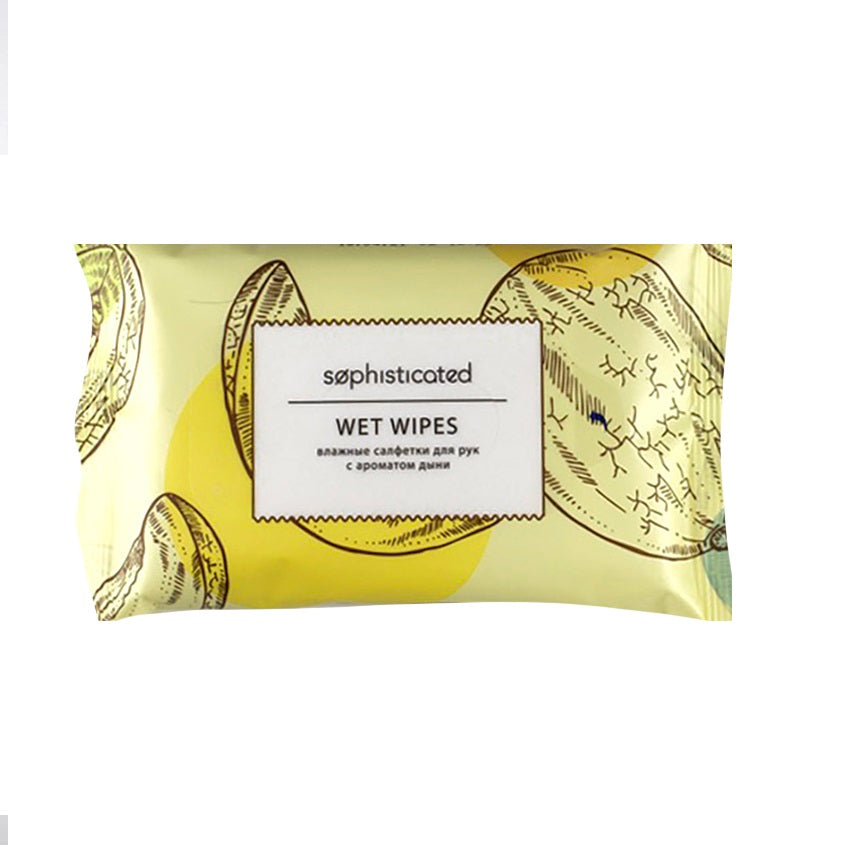 LETOILE SOPHISTICATED hands wet wipes (melon), 15pcs