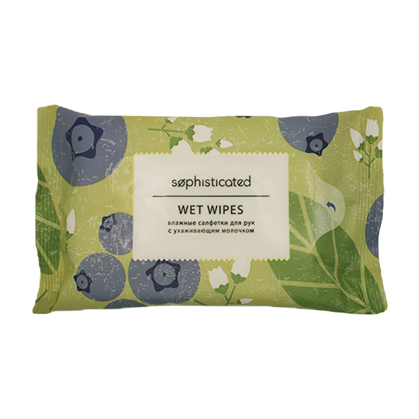 LETOILE SOPHISTICATED hands wet wipes (currant), 15pcs – شراء أونلاين