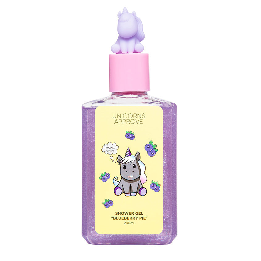UNICORNS APPROVE Shower gel blueberry pie, 240ml