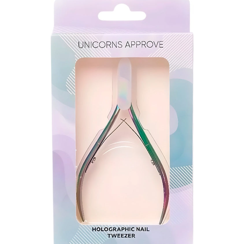 Holographic Manicure Tweezers UNICORNS APPROVE