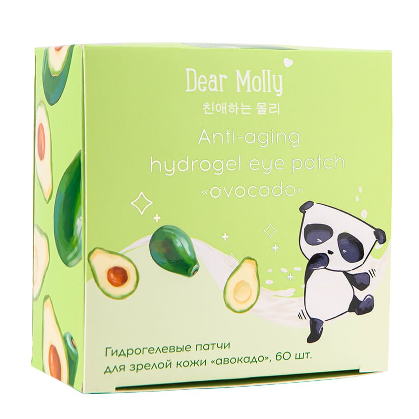 DEAR MOLLY Anti-Aging Hydrogel Eye Patch Avocado