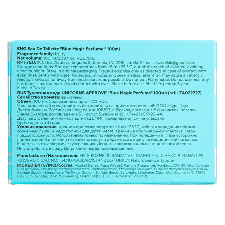 Eau De Toilette Blue Magic Perfume  100ml