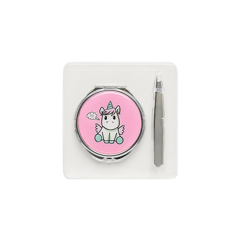 Gift Set: Mirror + Eyebrow Tweezers