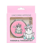 Gift Set: Mirror + Eyebrow Tweezers
