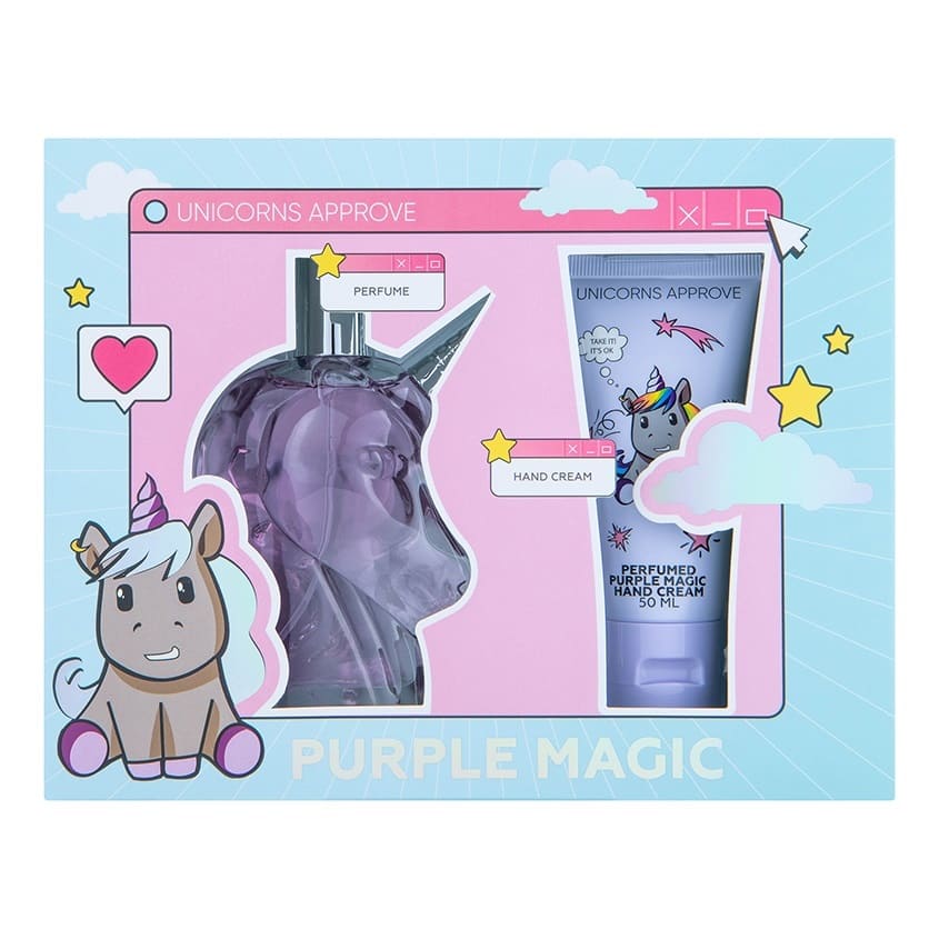UNICORNS APPROVE PURPLE MAGIC SET (EDT 100ml + hand cream 50ml)