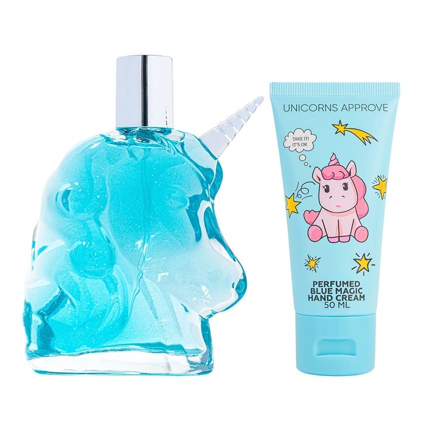 UNICORNS APPROVE BLUE MAGIC SET (EDT 100ml + hand cream 50ml) – online store