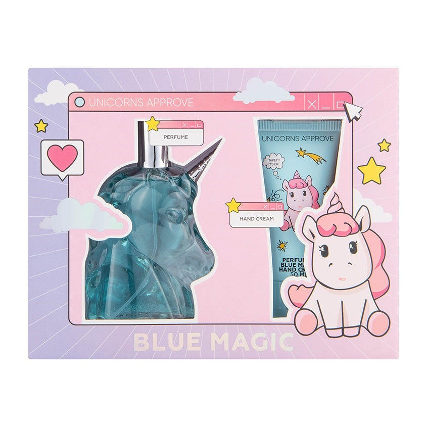 UNICORNS APPROVE BLUE MAGIC SET (EDT 100ml + hand cream 50ml) – buy online