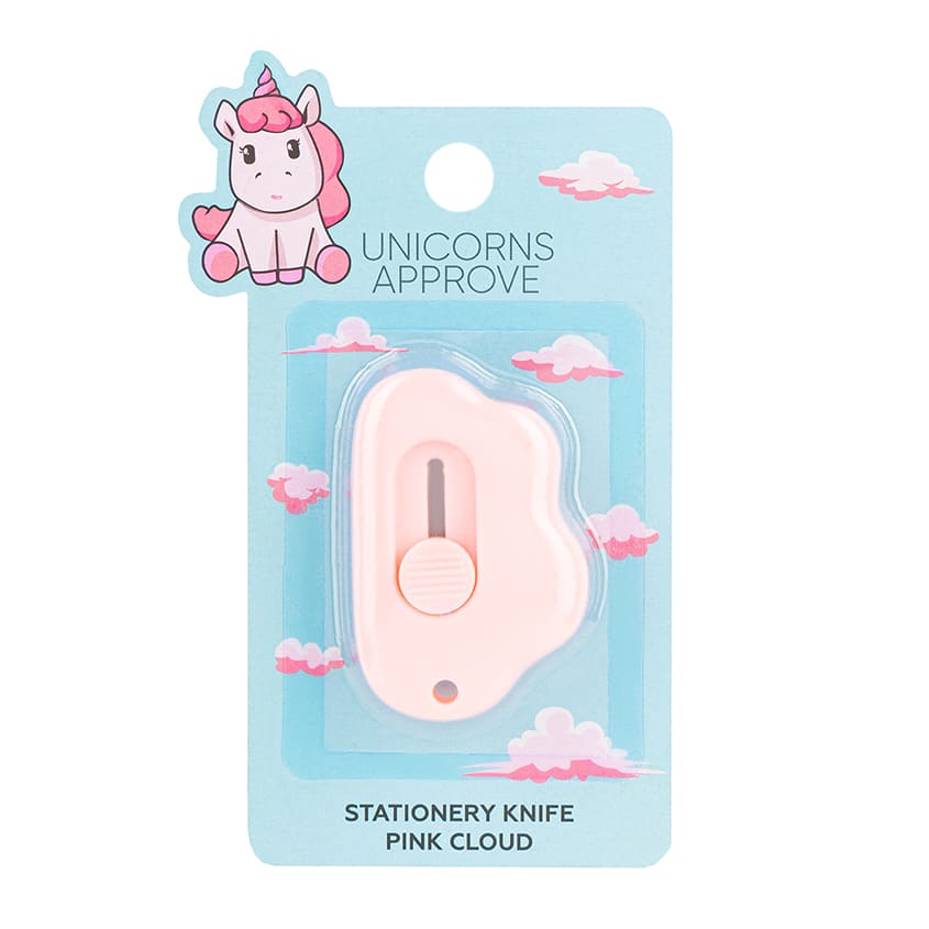 UNICORNS APPROVE Stationery knife PINK CLOUD