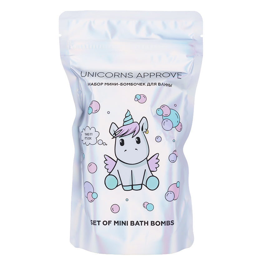 UNICORNS APPROVE Set of mini bath bombs (10 pcs.) – online store