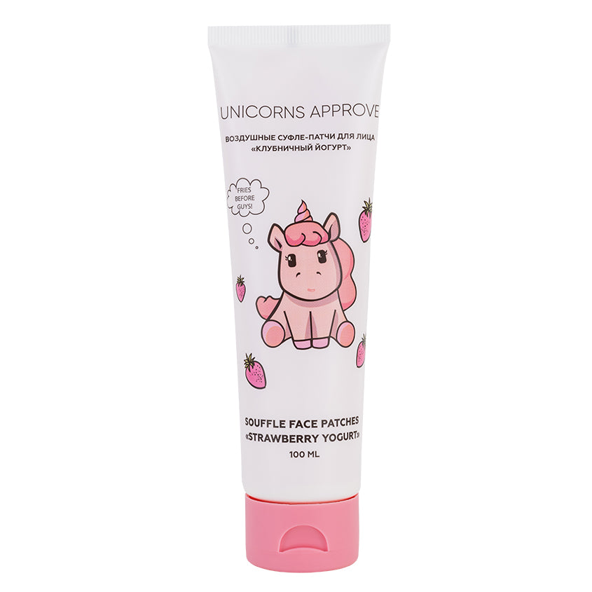 UNICORNS APPROVE Souffle face patches Strawberry yogurt 100 ml
