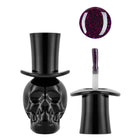 Gel nail polish 009, purple base, red shimmer, 8 ml