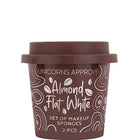 Makeup Sponge Set Almond Flat White