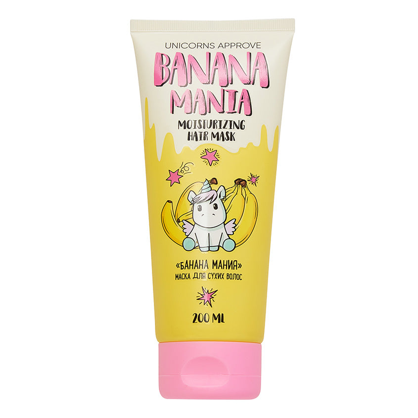 UNICORNS APPROVE MOISTURIZING HAIR MASK BANANA MANIA, 200ml