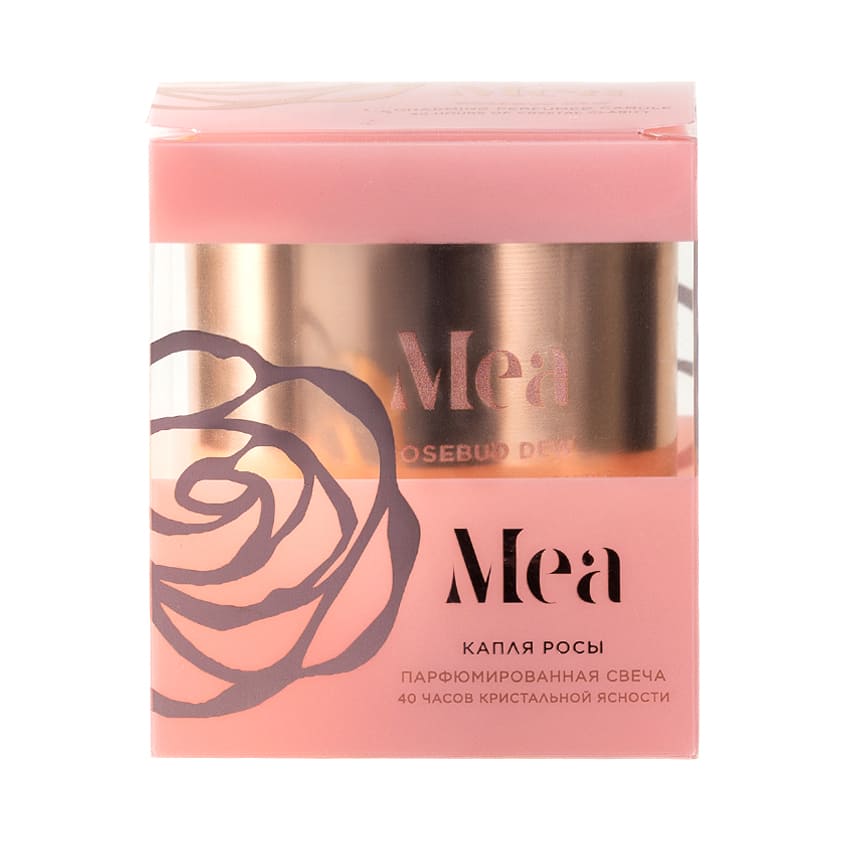 MEA ROSEBUD DEW CANDLE, 200 g