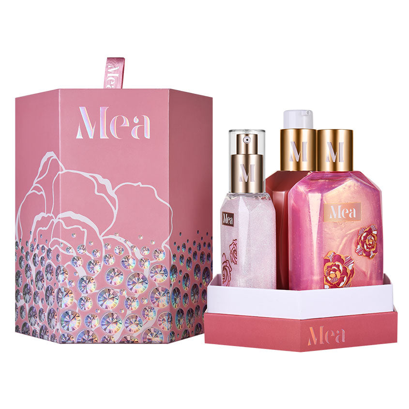 MEA Set of 51 tube high diamond Fabulous peony(sh gel300ml, body milk300ml, parf gel 100ml) – متجر إلكتروني