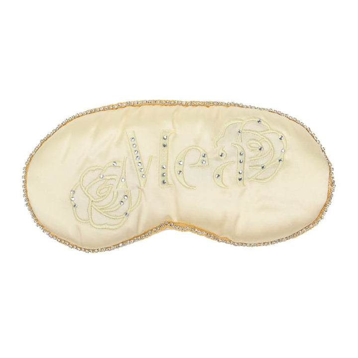 Sleeping mask Mea yellow, 2*13*23 cm