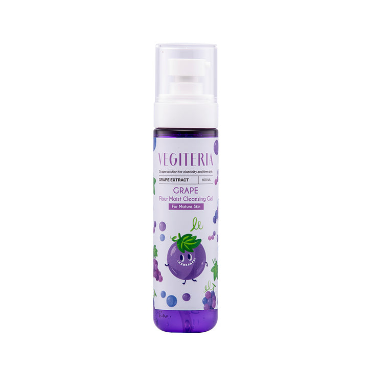 Anti-aging skin care Grape flour moist cleansing gel,  for mature skin, 100 ml