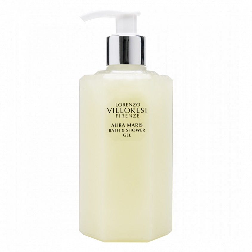 LORENZO VILLORESI AURA MARIS BATH & SHOWER GEL WITH DISPENCER 250 ML