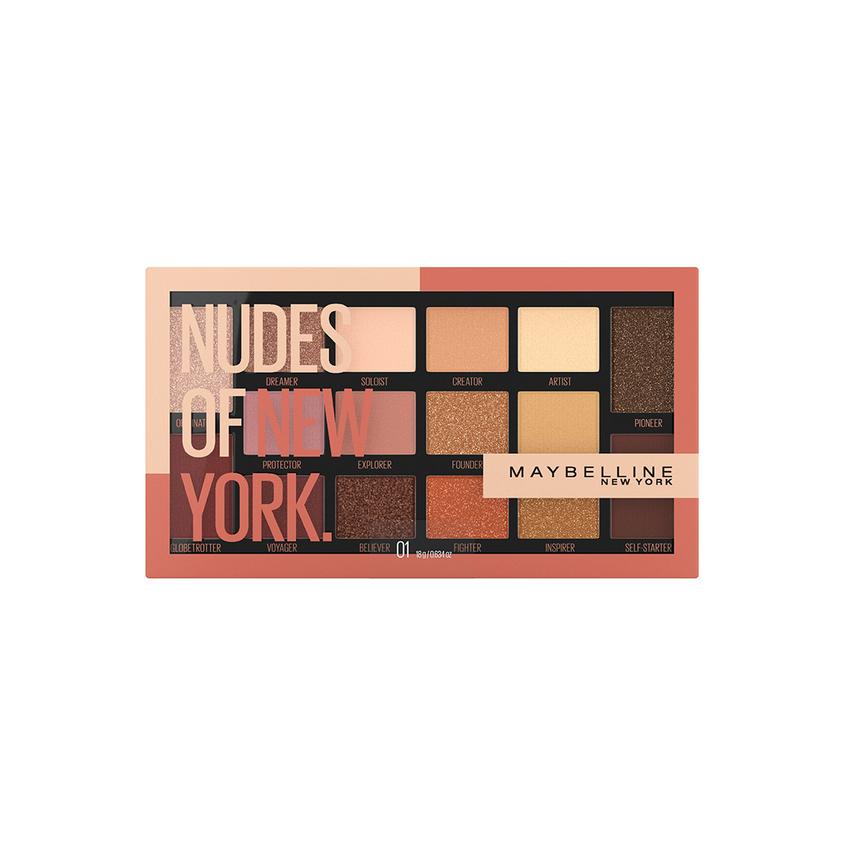MAYBELLINE NEW YORK EYESHADOW PALETTE 010 NUDES OF NEW YORK