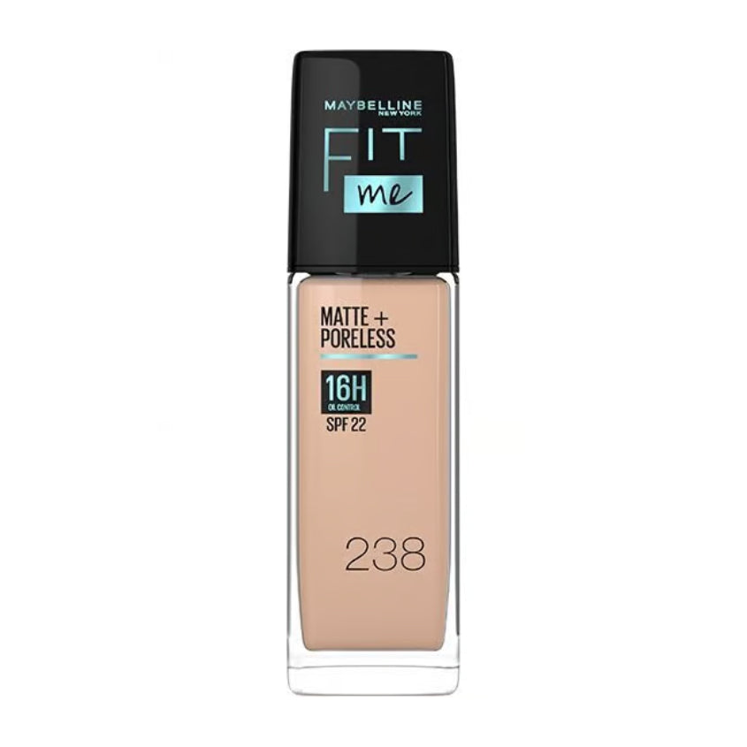MAYBELLINE NEW YORK FIT ME FOUNDATION MATTE PORELESS 238 RICH TAN 30ML – شراء أونلاين
