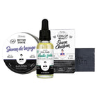 THE BLACK EDITION BOX(BEARD OIL 30ML+SHAVING SOAP 150ML+FACE SOAP 100G)