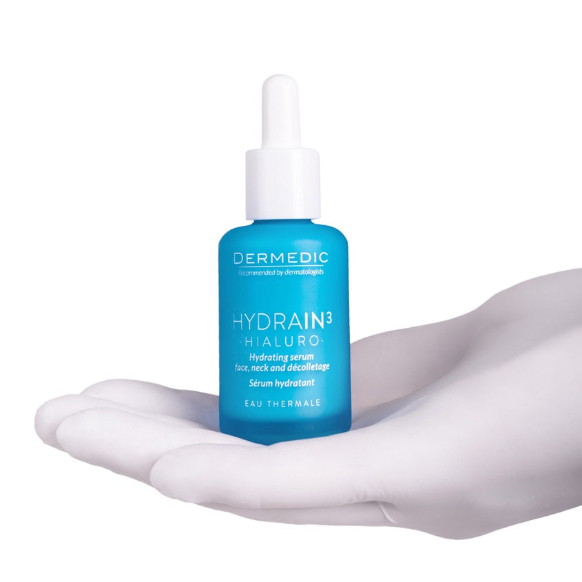 DERMEDIC HIALURO HYDRATING SERUM FOR FACE, NECK AND DECOLLTAGE 30ML – صورة 5